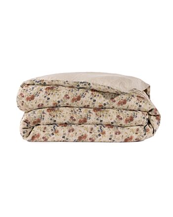 BREEZE PRINTED LINEN DUVET COVER